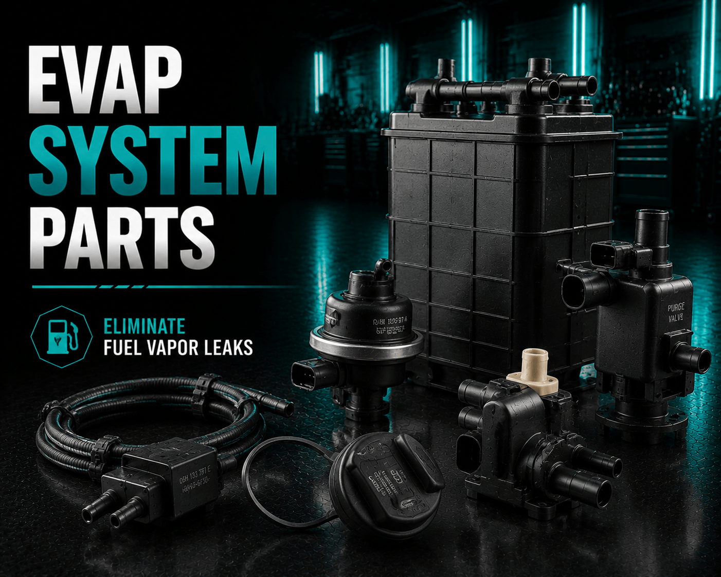 VW EVAP system fuel vapor leak diagram