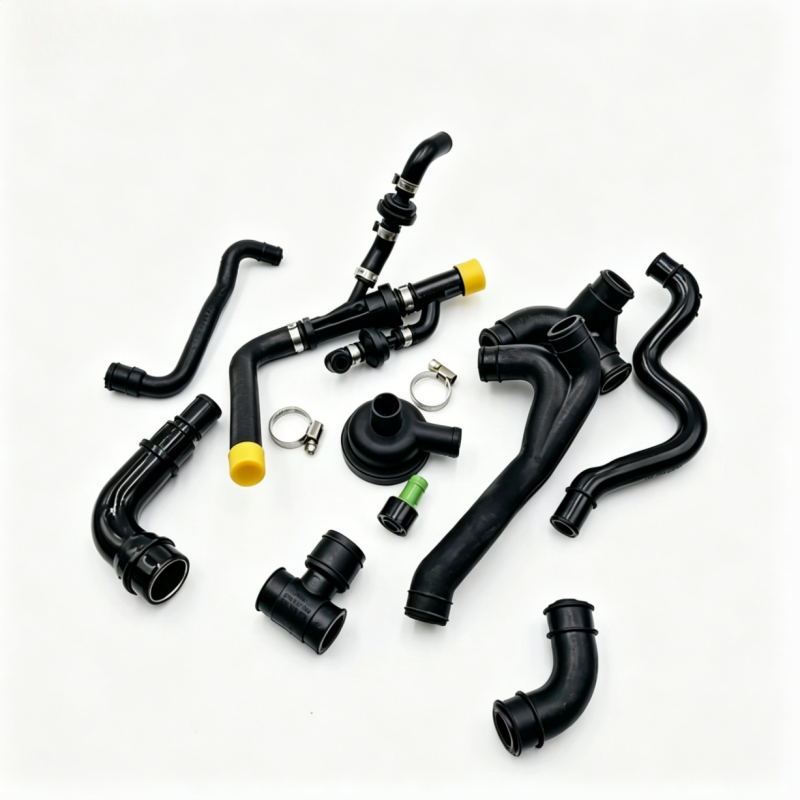 Engine Crankcase Breather Hose Assembly for Passat Bora Golf 1.8T | PCV Vacuum Breather Pipe | Replaces 058133753B