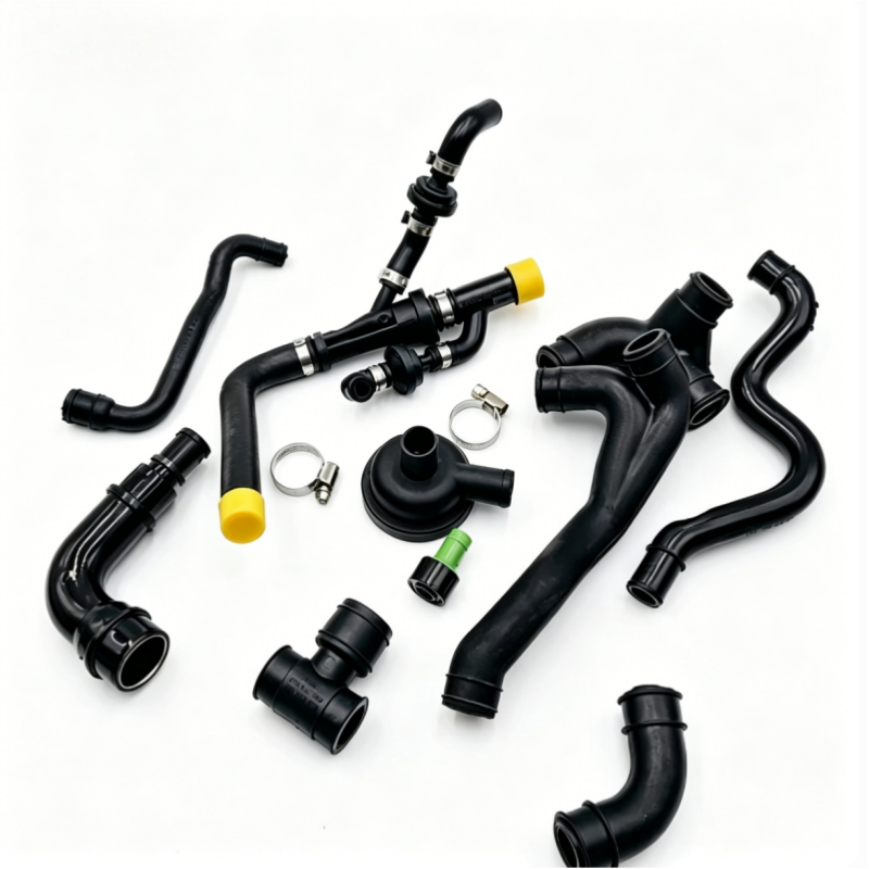Engine Crankcase Breather Hose Assembly for Passat Bora Golf 1.8T | PCV Vacuum Breather Pipe | Replaces 058133753B