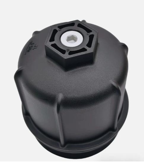 03H115433B 079115433C oil filter housing cover front view