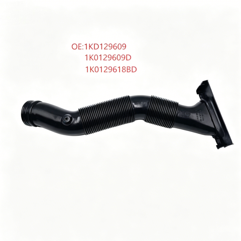 Engine Air Intake Hose Pipe for VW Jetta Golf Octavia Caddy | Air Intake Duct Tube Assembly | Replaces 1KD129609 1K0129609D 1K0129618BD