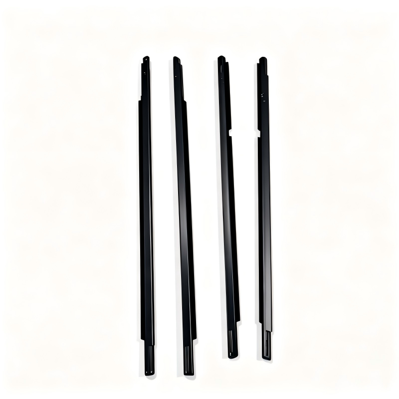 Black Outer Door Window Belt Weatherstrip 4-Piece Set 5N0837477A 5N0837478A 5N7839477 5N7839478 | VW Tiguan 4-Door Set | VW Partly