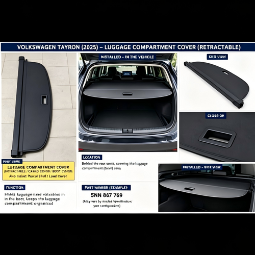 55G867871A Rear Tailgate Interior Trim Panel VW Tayron Rear Hatch Trim Replacement  DESCRIPTION