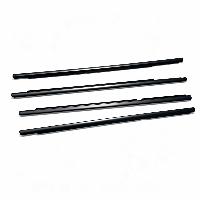 Black Outer Door Window Belt Weatherstrip 4-Piece Set 5N0837477A 5N0837478A 5N7839477 5N7839478 | VW Tiguan 4-Door Set | VW Partly