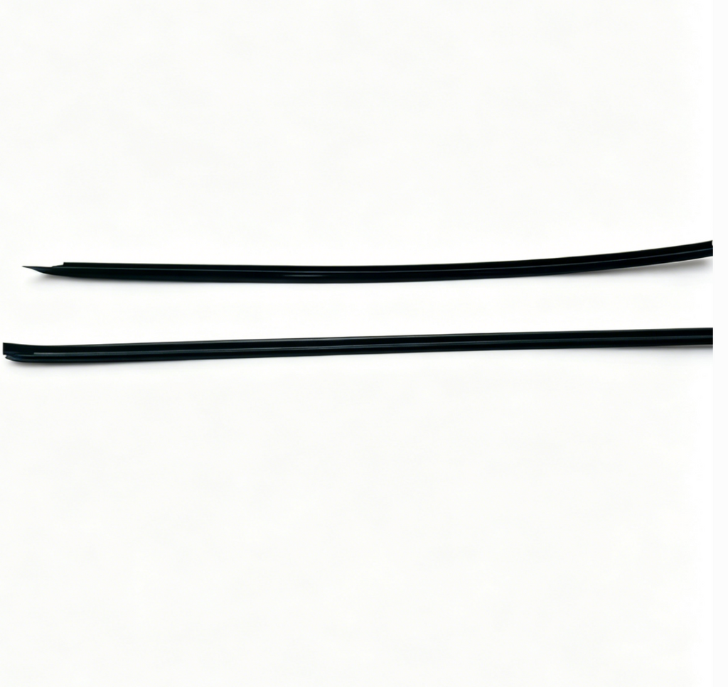 Windshield Outer Trim Molding & Cowl Water Deflector Strip Set for VW Tiguan | Front Windshield Rain Water Drain Trim Kit | Replaces 5N0854327 5N0854328