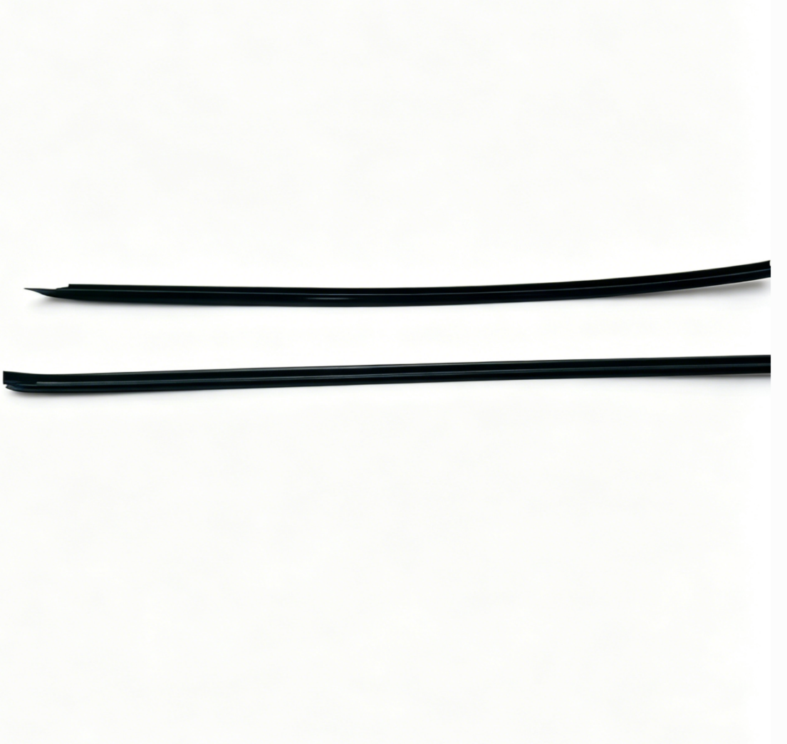 Windshield Outer Trim Molding & Cowl Water Deflector Strip Set for VW Tiguan | Front Windshield Rain Water Drain Trim Kit | Replaces 5N0854327 5N0854328