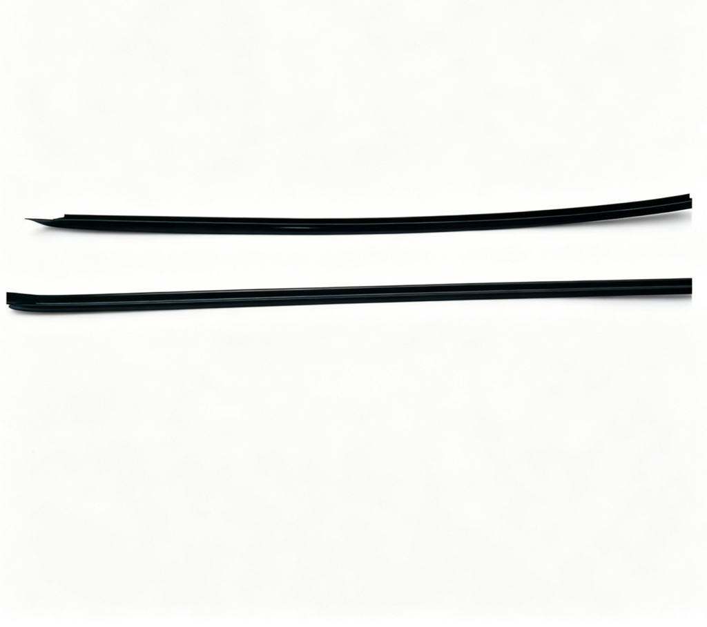 Windshield Outer Trim Molding & Cowl Water Deflector Strip Set for VW Tiguan | Front Windshield Rain Water Drain Trim Kit | Replaces 5N0854327 5N0854328
