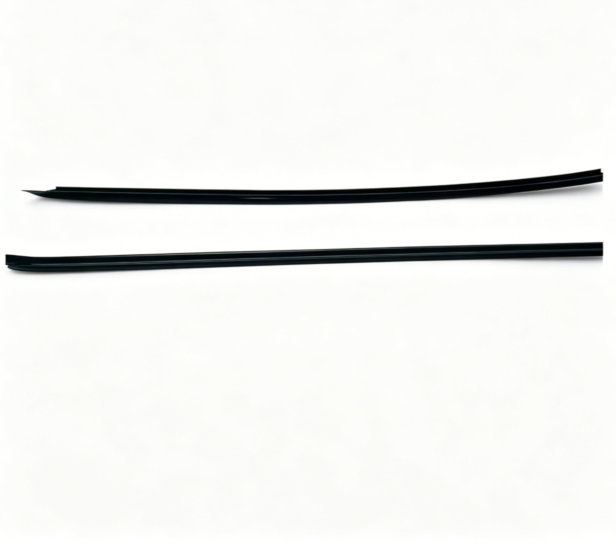Windshield Outer Trim Molding & Cowl Water Deflector Strip Set for VW Tiguan | Front Windshield Rain Water Drain Trim Kit | Replaces 5N0854327 5N0854328