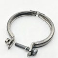 Exhaust Pipe Clamp Sleeve for VW Tiguan Passat Golf | Muffler Exhaust Joint Clamp Connector | Replaces 5QD253725 5Q0253725C 5Q0253725G