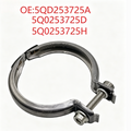 xhaust Pipe Clamp Sleeve for VW Golf Jetta Audi A3 | Muffler Exhaust Joint Clamp Connector | Replaces 5QD253725A 5Q0253725D 5Q0253725A