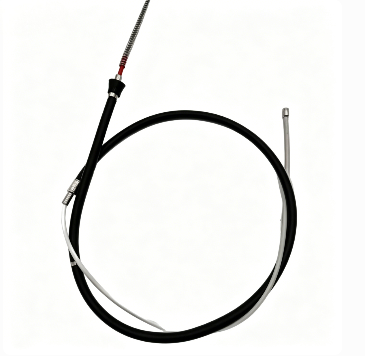 Premium Rear Parking Brake Cable for VW Polo Sedan Vento Skoda Rapid | Direct Replacement Handbrake Cable - OEM 6RU609721F